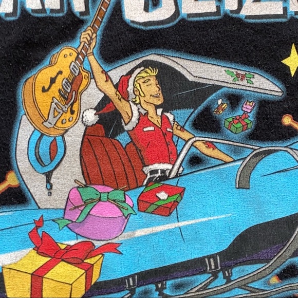 GUC Men’s size Large Brian Setzer 2007 Tour T-shirt - Picture 9 of 15